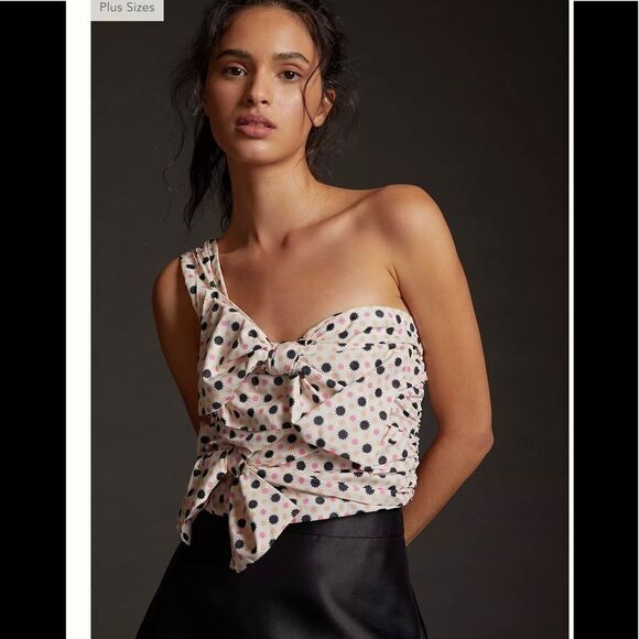 Anthropologie Tops - Anthropologie Bow-Tie Blouse 